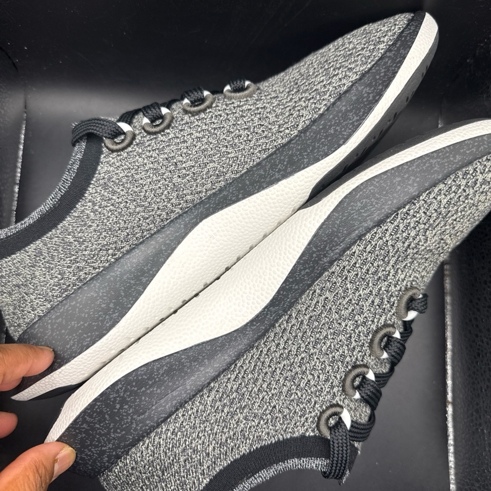 Size 10 Men -Allbirds Dasher 1 Dark Grey, 0820 RM1, Preowned Excellent Condition - Picture 7 of 10